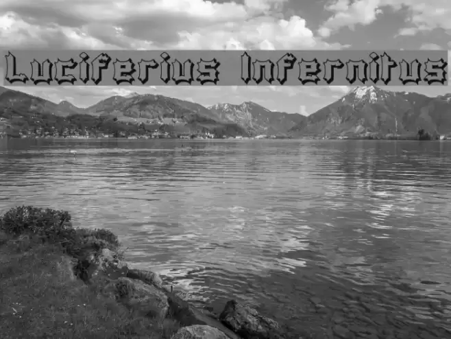 Luciferius Infernitus Font examples