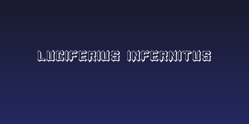 Luciferius Infernitus Social Header