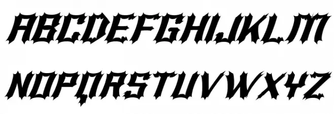 Luciferius Italic Fuentes MAYÚSCULAS