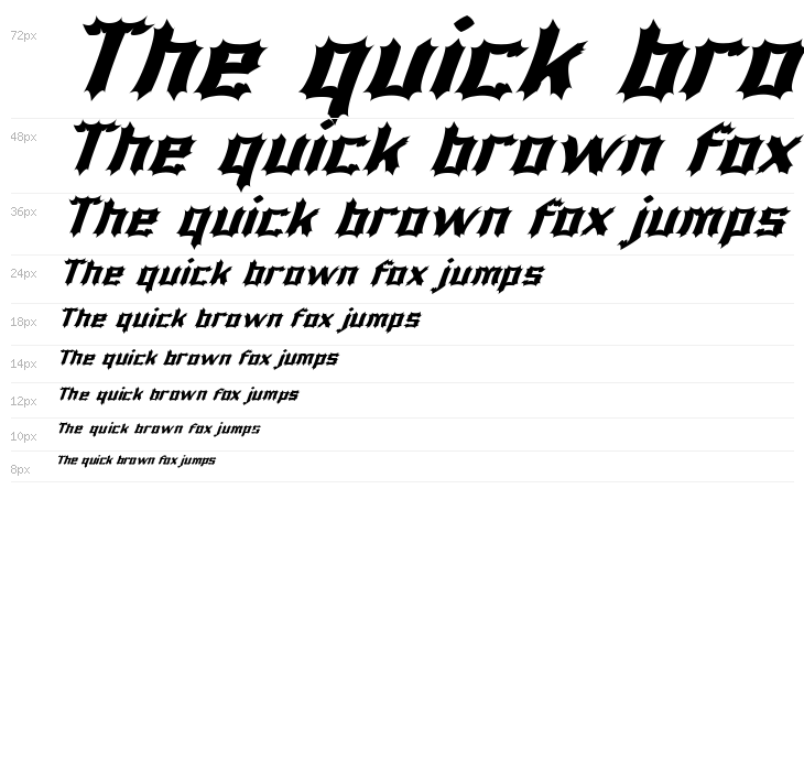 Luciferius Italic Waterfall