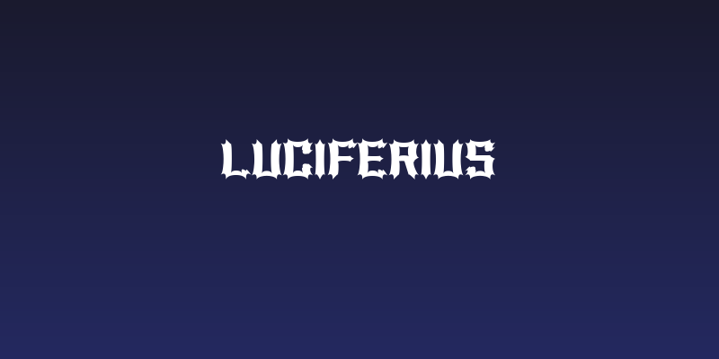 Luciferius Social Header