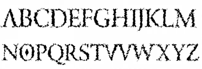 LucifersPension Roman Schriftart Groß