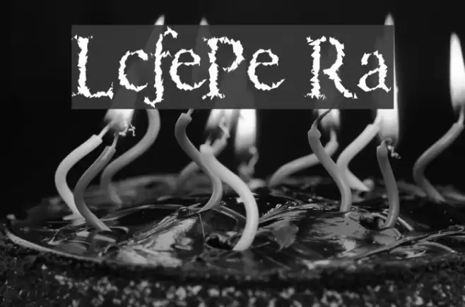 LucifersPension Roman Font examples