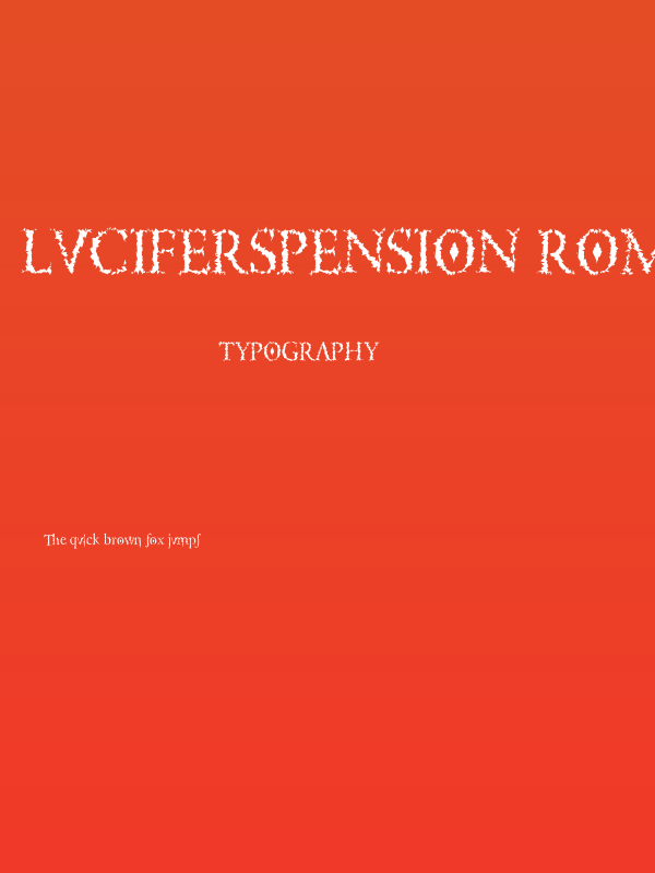 LucifersPension Roman Poster