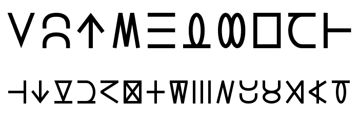 Lucius Cipher Font OTHER CHARS