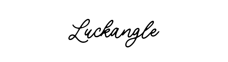 Luckangle  Frei Schriftart Herunterladen