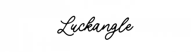 Luckangle  フリーフォントのダウンロード