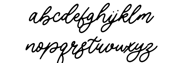 Luckangle Font LOWERCASE