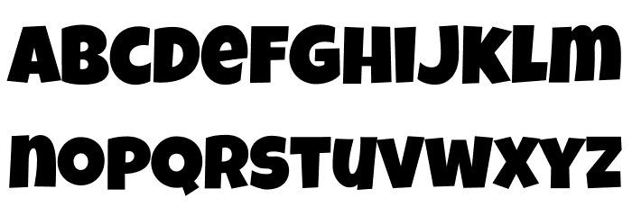 Luckiest Guy Font LOWERCASE