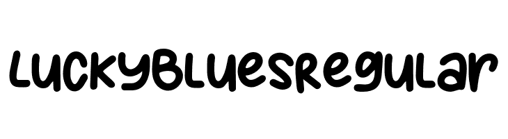 Lucky Blues Regular  フリーフォントのダウンロード