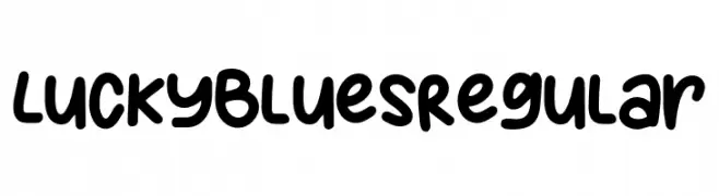 Lucky Blues Regular  baixar fontes gratis