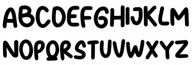 Lucky Blues Regular Schriftart Groß