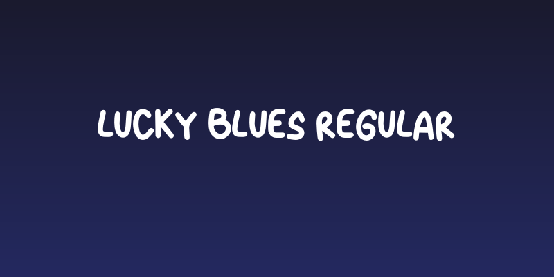 Lucky Blues Regular Social Header