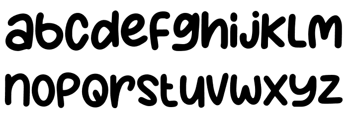Lucky Blues Regular Font LOWERCASE