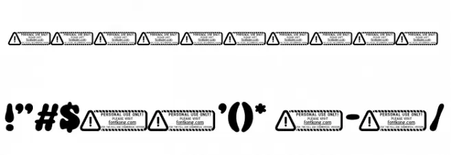 Lucky Bowl PERSONAL USE ONLY! Schriftart Anderer Schreiben