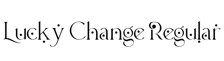 Lucky Change Regular  フリーフォントのダウンロード