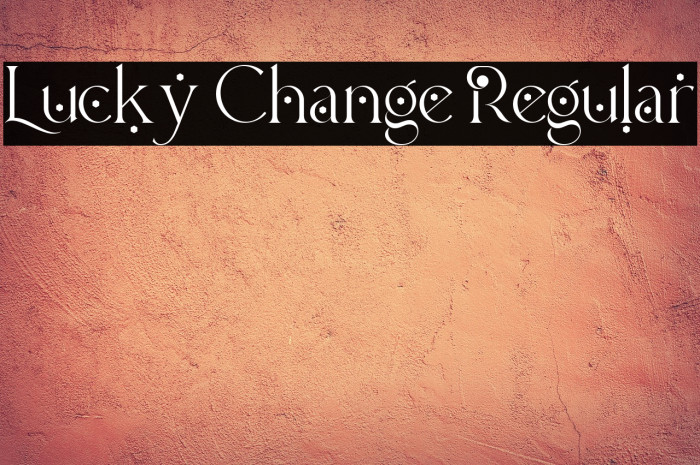 Lucky Change Regular Example 1