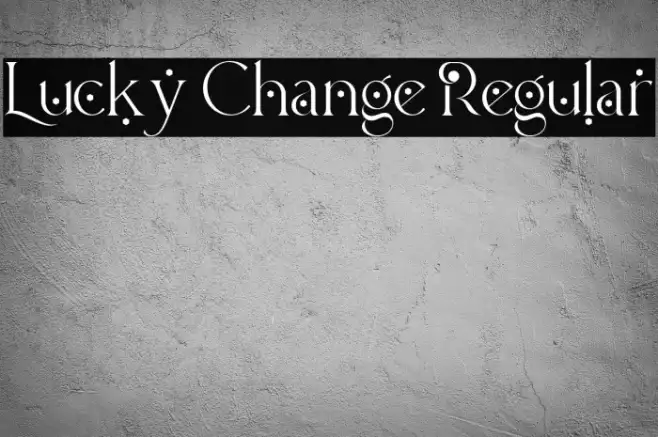 Lucky Change Regular Example 1