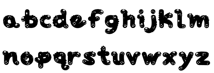 Lucky Dino Font LOWERCASE
