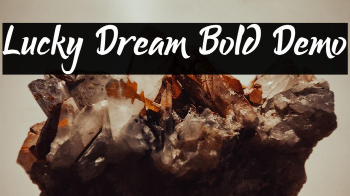 Lucky Dream Bold Demo Example 1