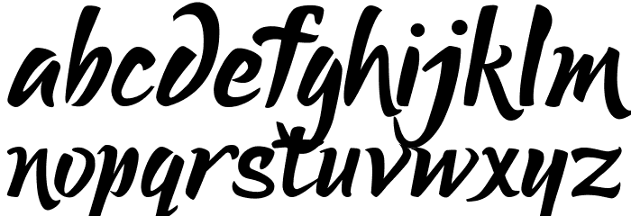 Lucky Dream Bold Demo Font LOWERCASE