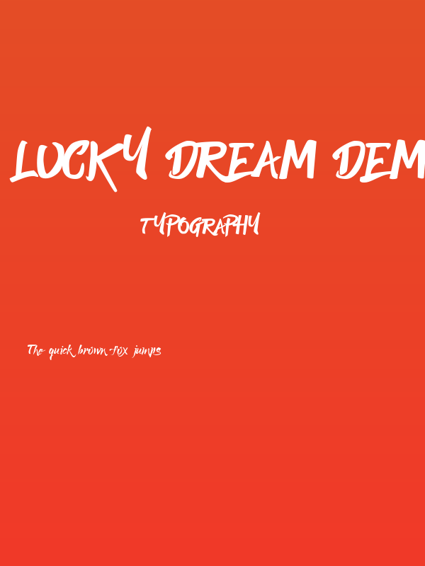 Lucky Dream Demo Poster