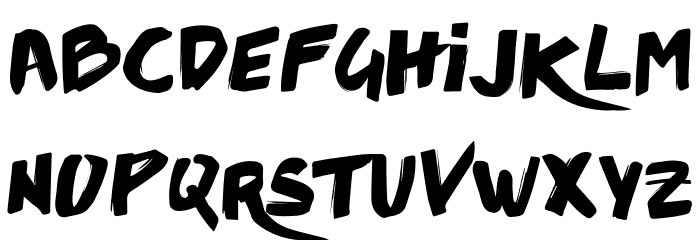Lucky First Font LOWERCASE
