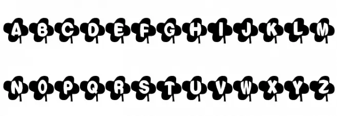 Lucky Font Fonte MAIÚSCULAS
