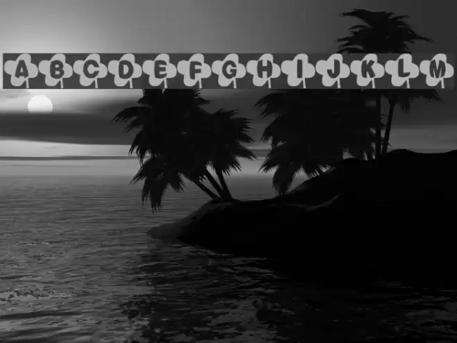 Lucky Font Fonte examples