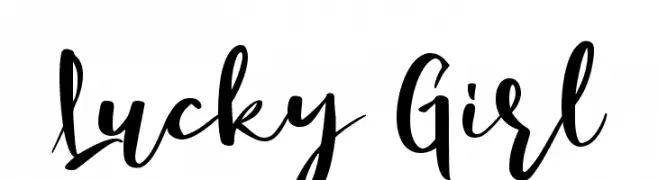 Lucky Girl  Descarca Fonturi Gratis