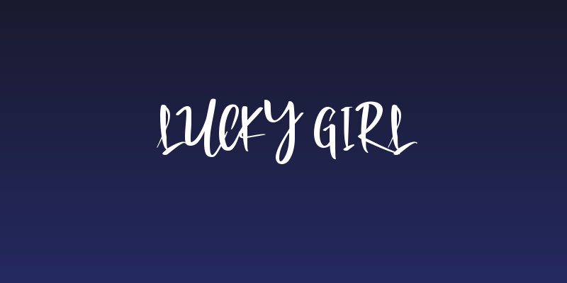Lucky Girl Social Header