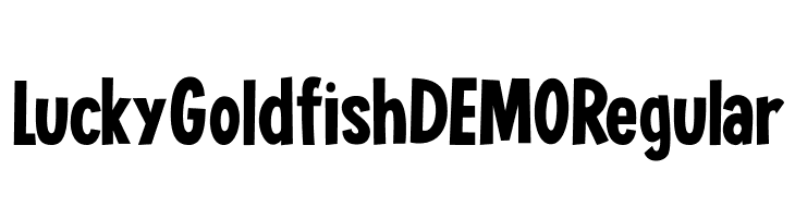 Lucky Goldfish DEMO Regular  font caratteri gratis