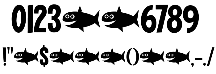 Lucky Goldfish DEMO Regular Font OTHER CHARS