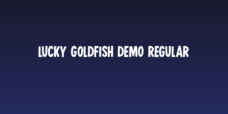Lucky Goldfish DEMO Regular Social Header
