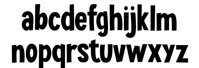 Lucky Goldfish DEMO Regular Font LOWERCASE