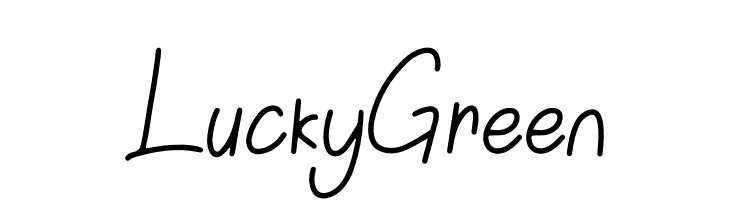 Lucky Green  Frei Schriftart Herunterladen