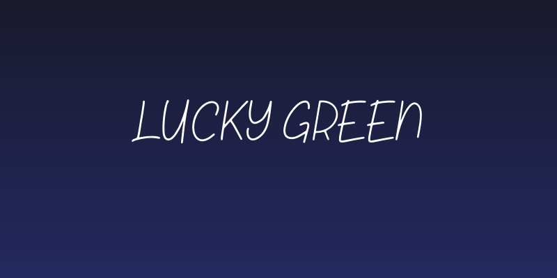 Lucky Green Social Header