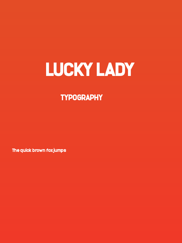 Lucky Lady Poster