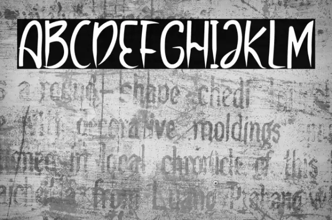 Lucky One Font examples