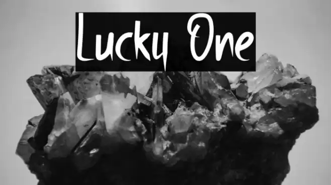 Lucky One Font examples