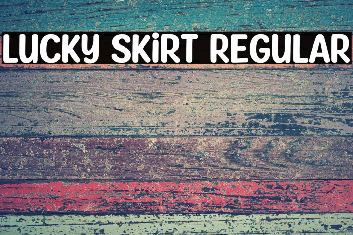 Lucky Skirt Regular Example 2