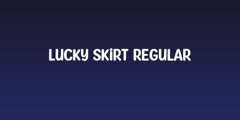 Lucky Skirt Regular Social Header