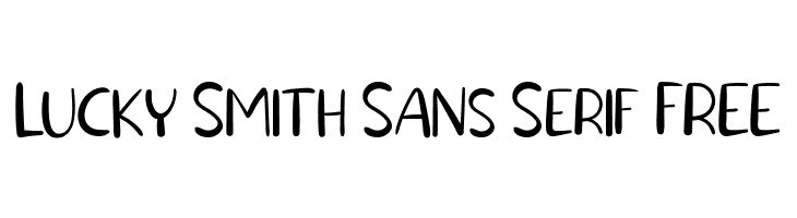 Lucky Smith Sans Serif FREE  Descarca Fonturi Gratis