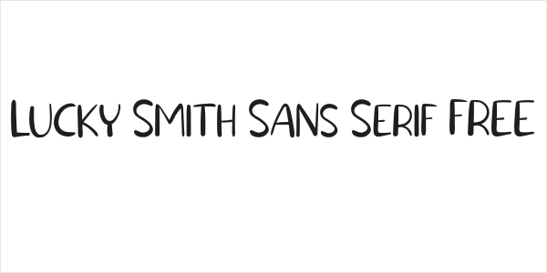Lucky Smith Sans Serif FREE Logo