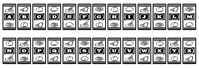 LuckyApe-Regular Font LOWERCASE