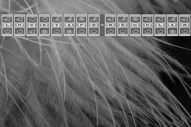 LuckyApe-Regular Font examples