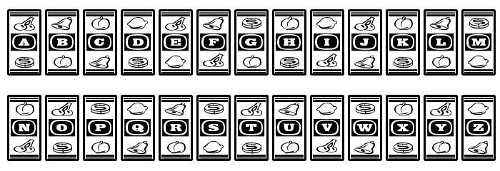 LuckyApe-Regular Font LOWERCASE