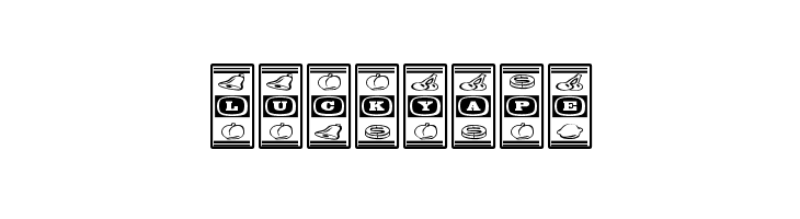 LuckyApe  font caratteri gratis
