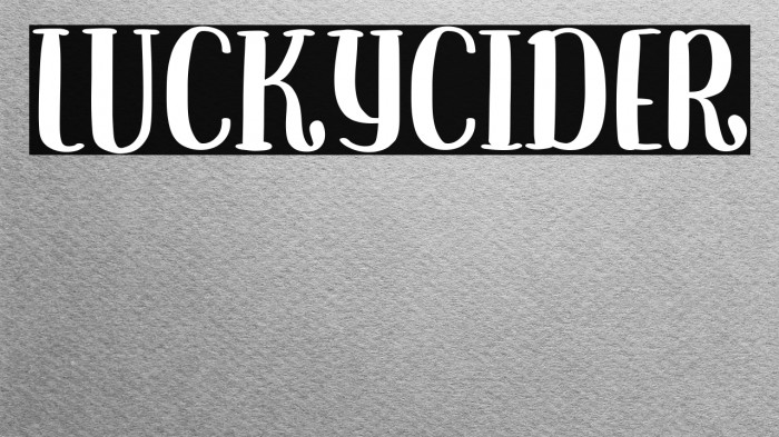 LuckyCider Example 1