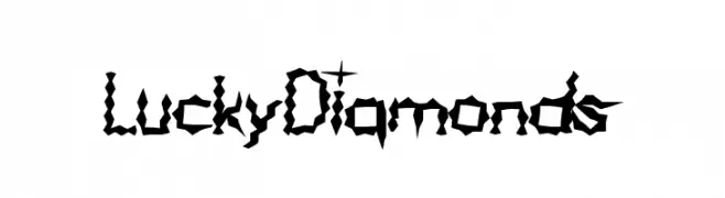 LuckyDiamonds  font caratteri gratis